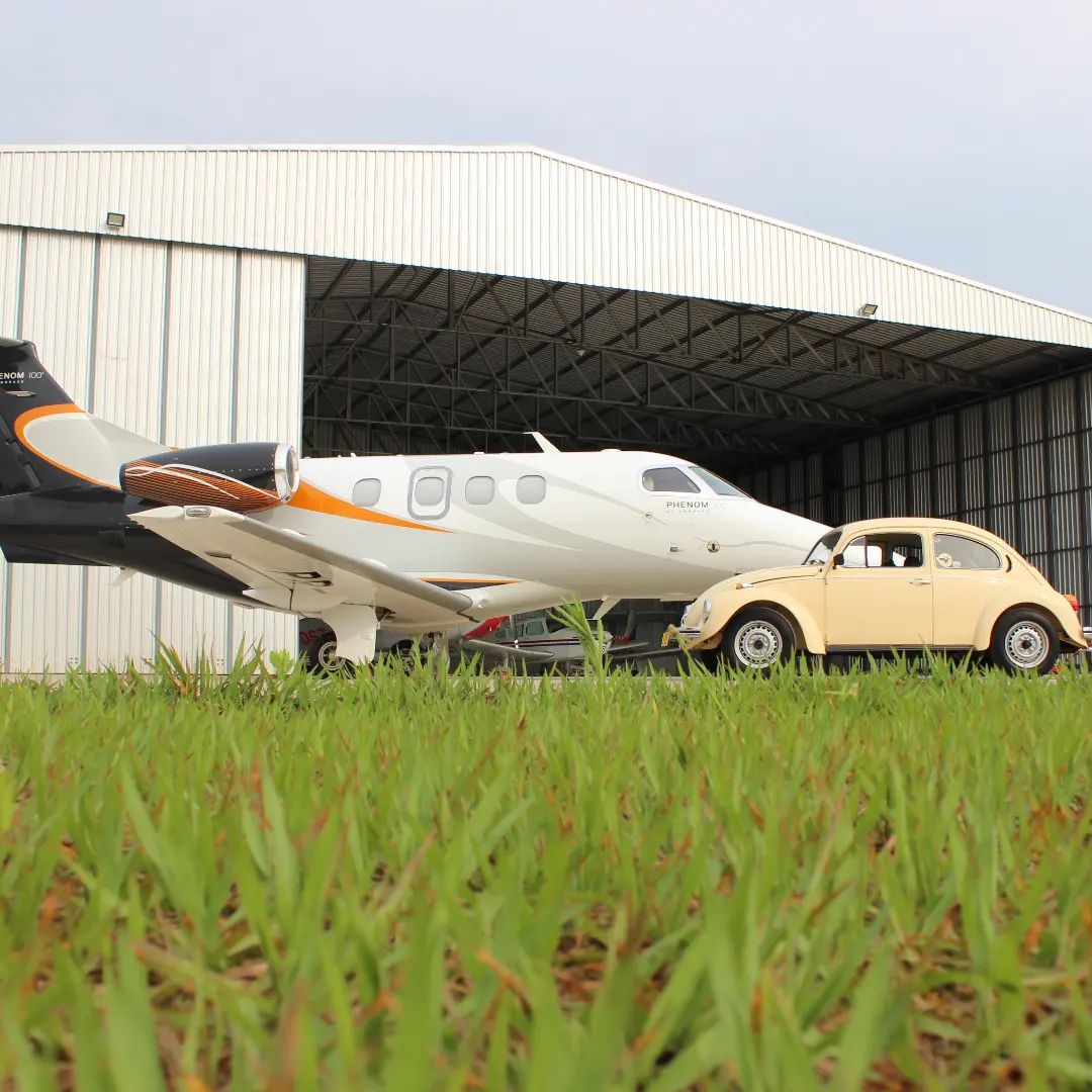 Fusca com Avião - Herança Aeronáutica
